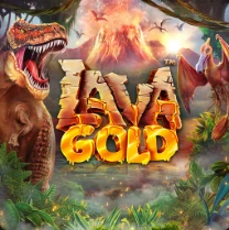 Slot game artwork: Lava Gold